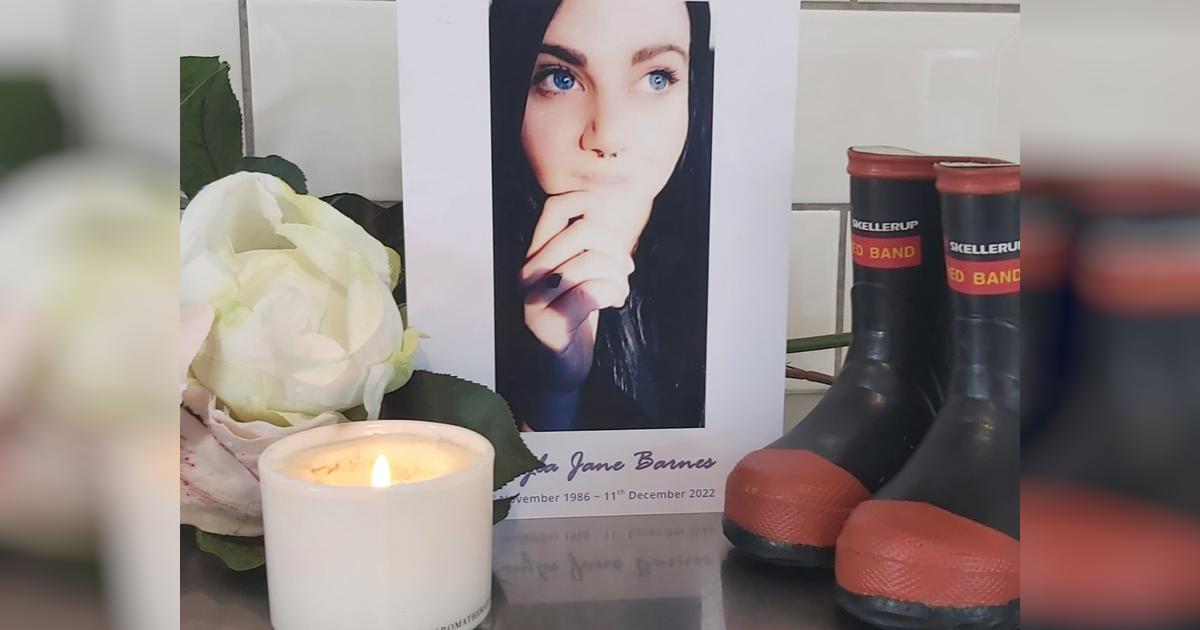 Running in our Red Bands for Gumboot Friday Givealittle