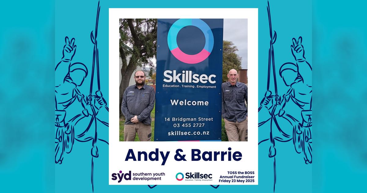 Andy & Barrie abseiling for rangatahi in Otago! - Givealittle