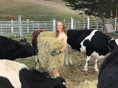 Cutting locks to feed the flocks!
