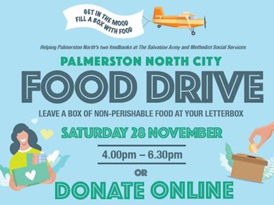 Palmerston North City Food Drive - Donation option