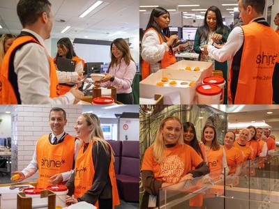 Shine’s Light It Orange campaign