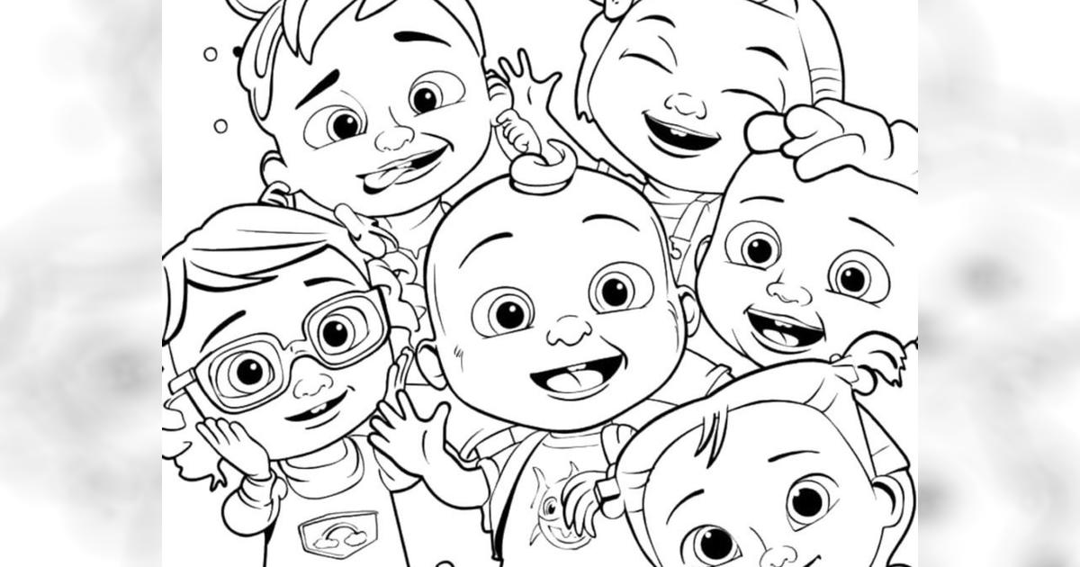 CoComelon Printable Coloring Pages I CoComelon Coloring Adventures Await!