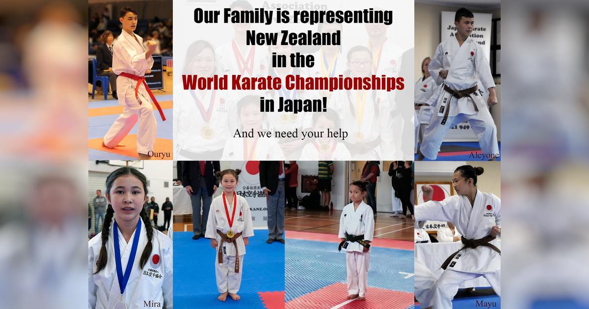 Help us represent New Zealand In Japan! Givealittle