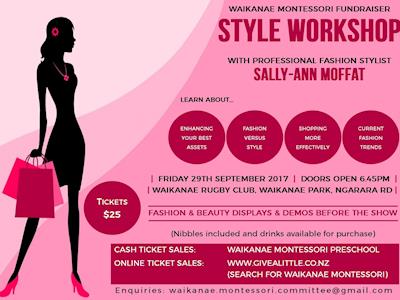 STYLE WORKSHOP WITH SALLY-ANN MOFFAT - please provide your email so we can send your tickets