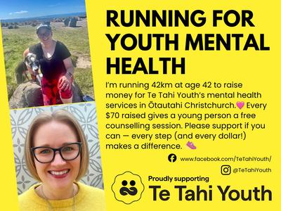 Running 42km at 42 — for Youth Mental Health 💛
