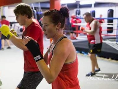 Tash is putting her karate gear away and boxing gloves on for suicide prevention  