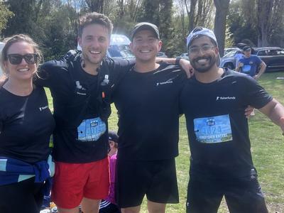 James goes for a 26km jog