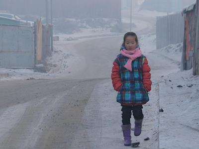 Keeping kids warm in Mongolia