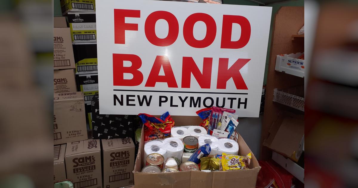 New Plymouth Community Foodbank Trust 2005 logo