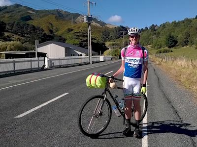 Alastair cycles 3000km for Suicide Prevention