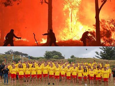 Kiwi Lifeguards for Australian Firefighters