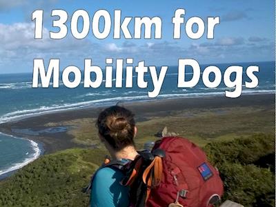 1300km for Mobility Dogs