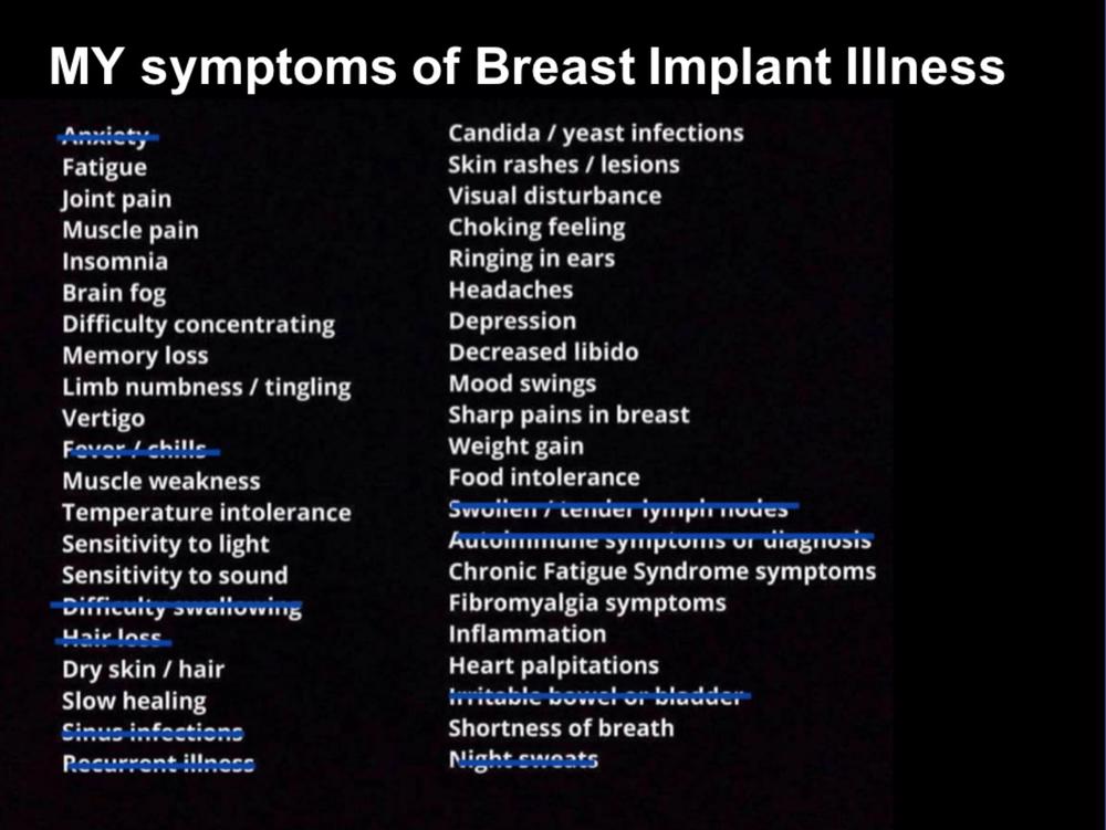 Some of my breast implant illness symptoms.#explantrecovery #bii #brea