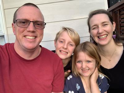 The Selfe family ride to raise money for Joyya, India!