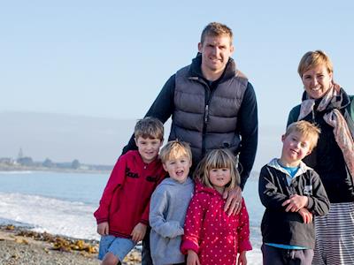 Otis and Joe Payton - Running the Hawkes Bay Marathon 