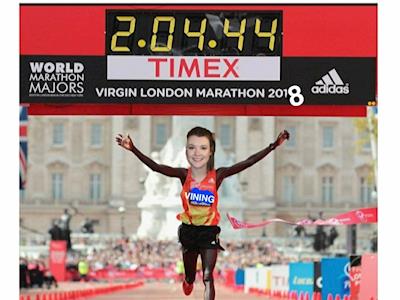 Brittany runs a marathon 🏃