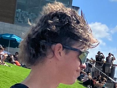 Sam loses his locks for Camp Quality