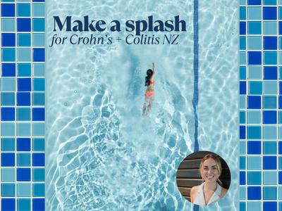 Making a splash to raise funds for Crohn's & Colitis NZ