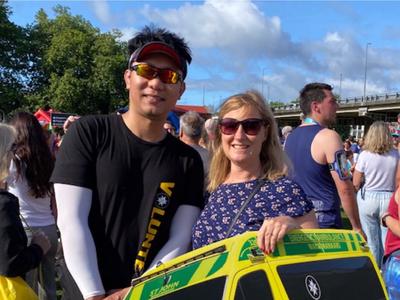 Raising for St John!