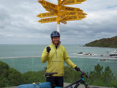 Jamie rides New Zealand