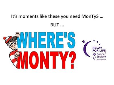 Where's Monty? - Relay For Life