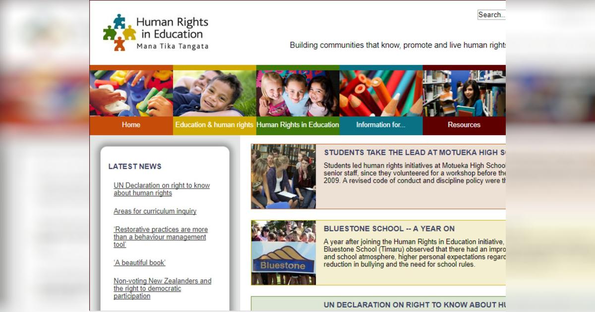 Our schools as learning communities based on human rights: website ...