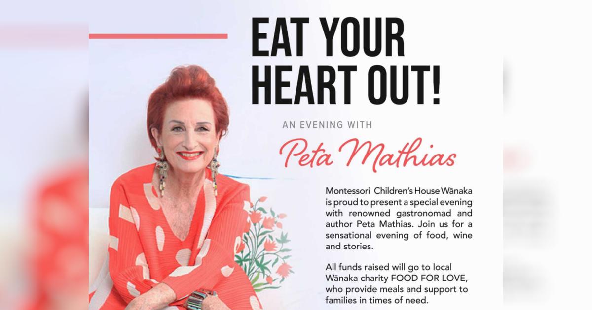 EAT YOUR HEART OUT! An evening with Peta Mathias - Givealittle