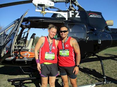 Team Rescue Heli at the Hawke's Bay Marathon 2017