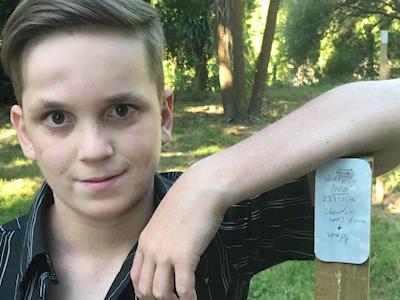 Lochies NUTS about walking! 