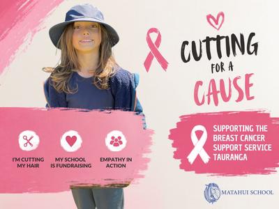 Gaige is Cutting for a Cause at Matahui School