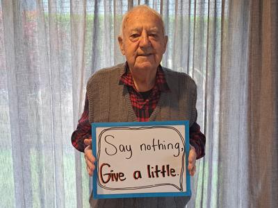 Say nothing, give a little!