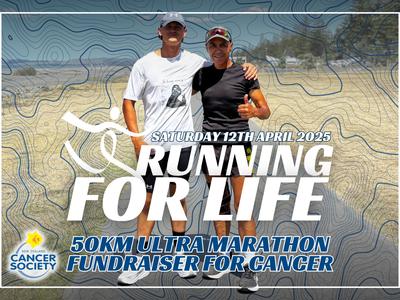 “beating cancer, running for life, living life to the fullest”