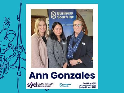 Ann Gonzales abseiling for rangatahi in Otago!