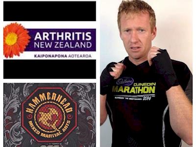 Richard Anderson fundraising for Arthritis New Zealand