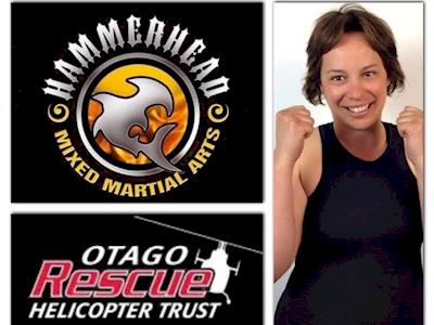 Tania Tisdall fundraising for the Otago Rescue Helicopter Trust