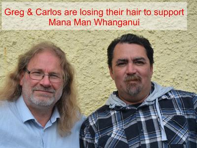 Carlos and Greg get a haircut for Mana Man!