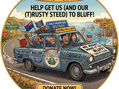 Driving a Well Travelled car (Banger) from AKL to Bluff for Charity