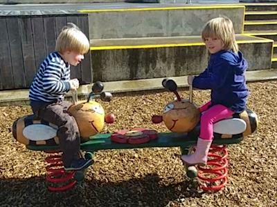 Physical development, experimental and outdooor play for kids