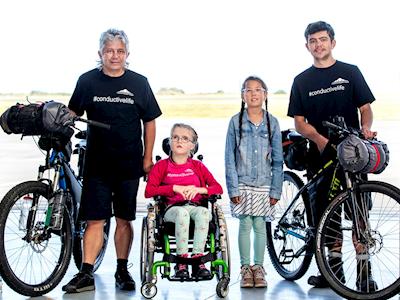 Charity bike ride for Conductive Education Taranaki - 3000km Cape Rienga to Bluff "Tour Aotearoa" track 2021