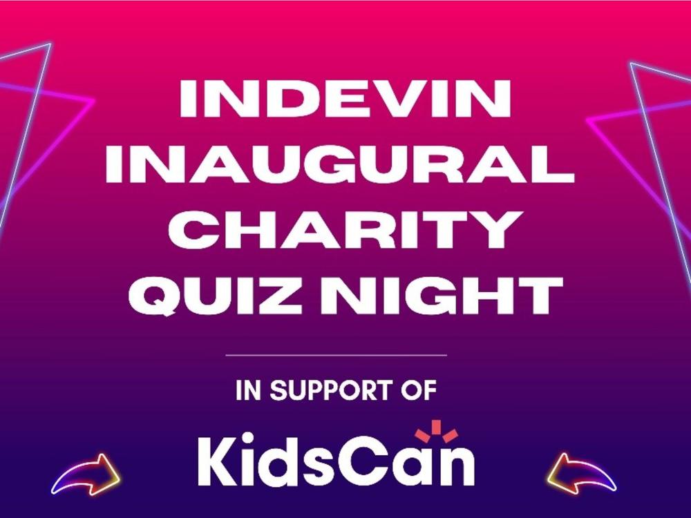 Indevin Inaugural Charity Quiz night in support of KidsCan! - Givealittle