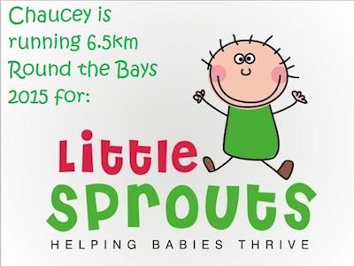 Chaucey runs Round The Bays for Little Sprouts