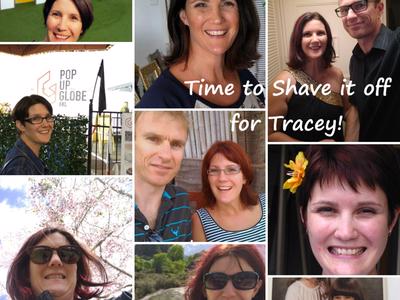 Shaving to show I am HAIR for Tracey!