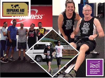 Team Orphans Aid Hawkes Bay Marathon 2021