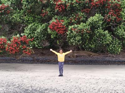 Diva's walk at the Tawharnui regional park