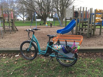 Wrapping up for an August cycling challenge