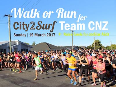 Run/Walk for Team CNZ Christchurch