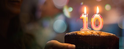 Cake with candles